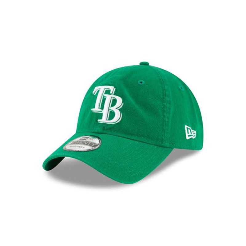 MLB Tampa Bay Rays Core Classic 9Twenty Adjustable (GII1486) - Green New Era Caps